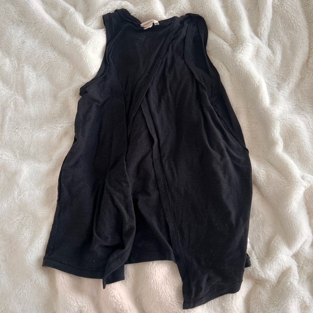 Open back workout tank